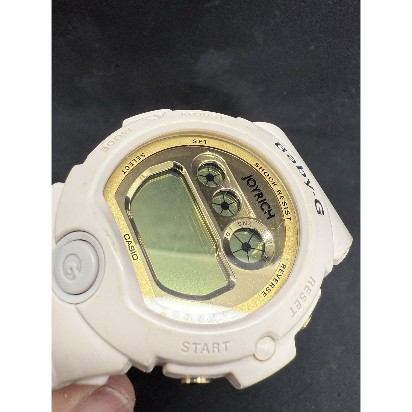 Casio Baby-G x Joyrich BG-6900JR White Leopard Gold Face Digital Watch Rare Cat