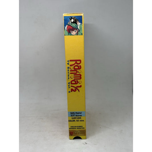 Ranma 1/2 TV Series Vol 5 VHS Viz Video Rumiko Takahashi Anime English Dub