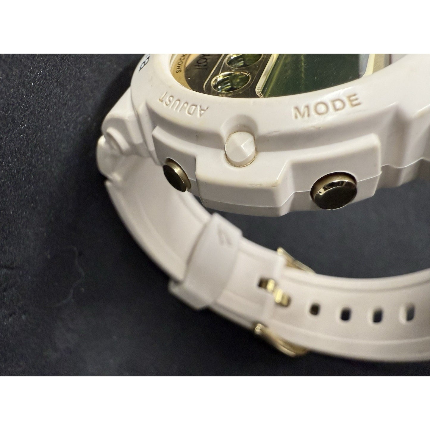 Casio Baby-G x Joyrich BG-6900JR White Leopard Gold Face Digital Watch Rare Cat