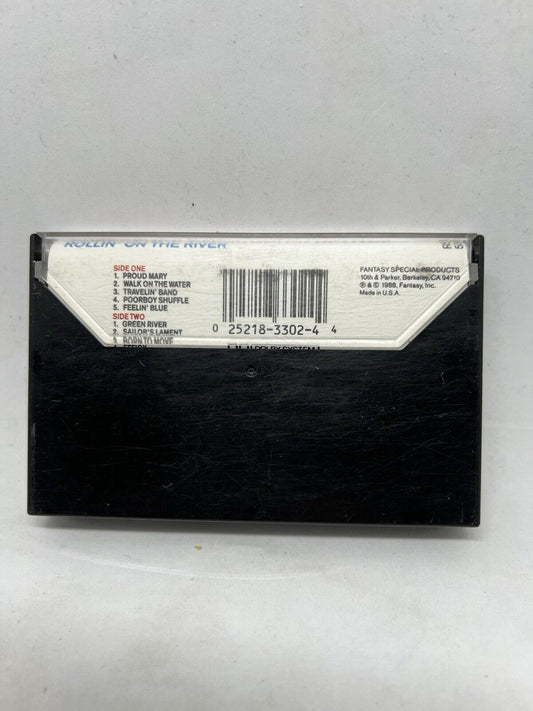 1988 Creedence Clearwater Revival Rollin On The River Cassette Tape Rock Classic - thriftgoblin