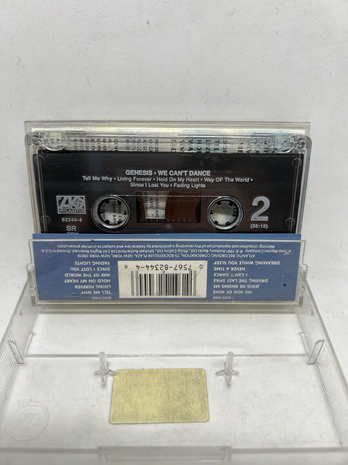 1991 Genesis Cassette Tape “We Can’t Dance” Vintage Atlantic Records - thriftgoblin