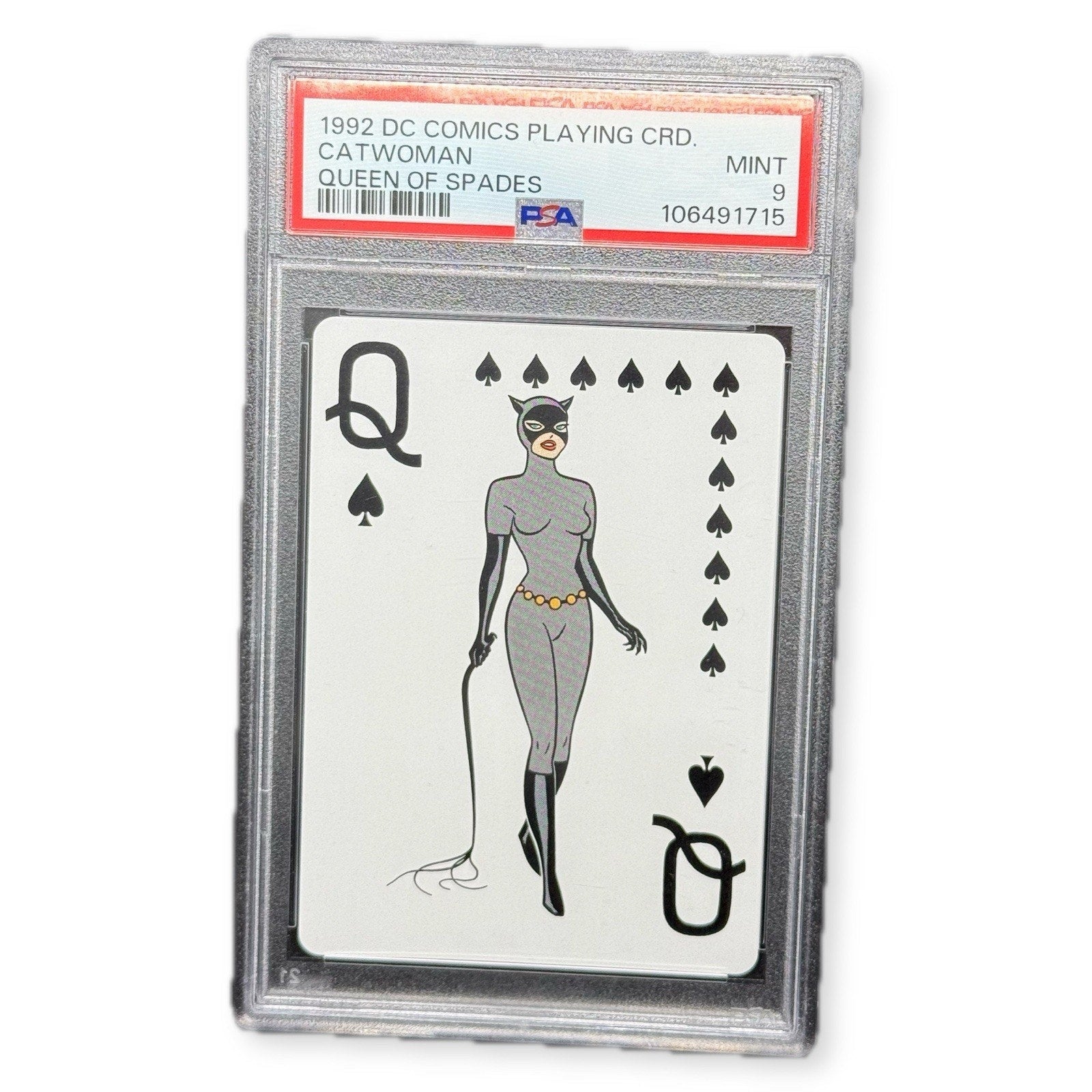 1992 Batman Catwoman Playing Cards PSA 9