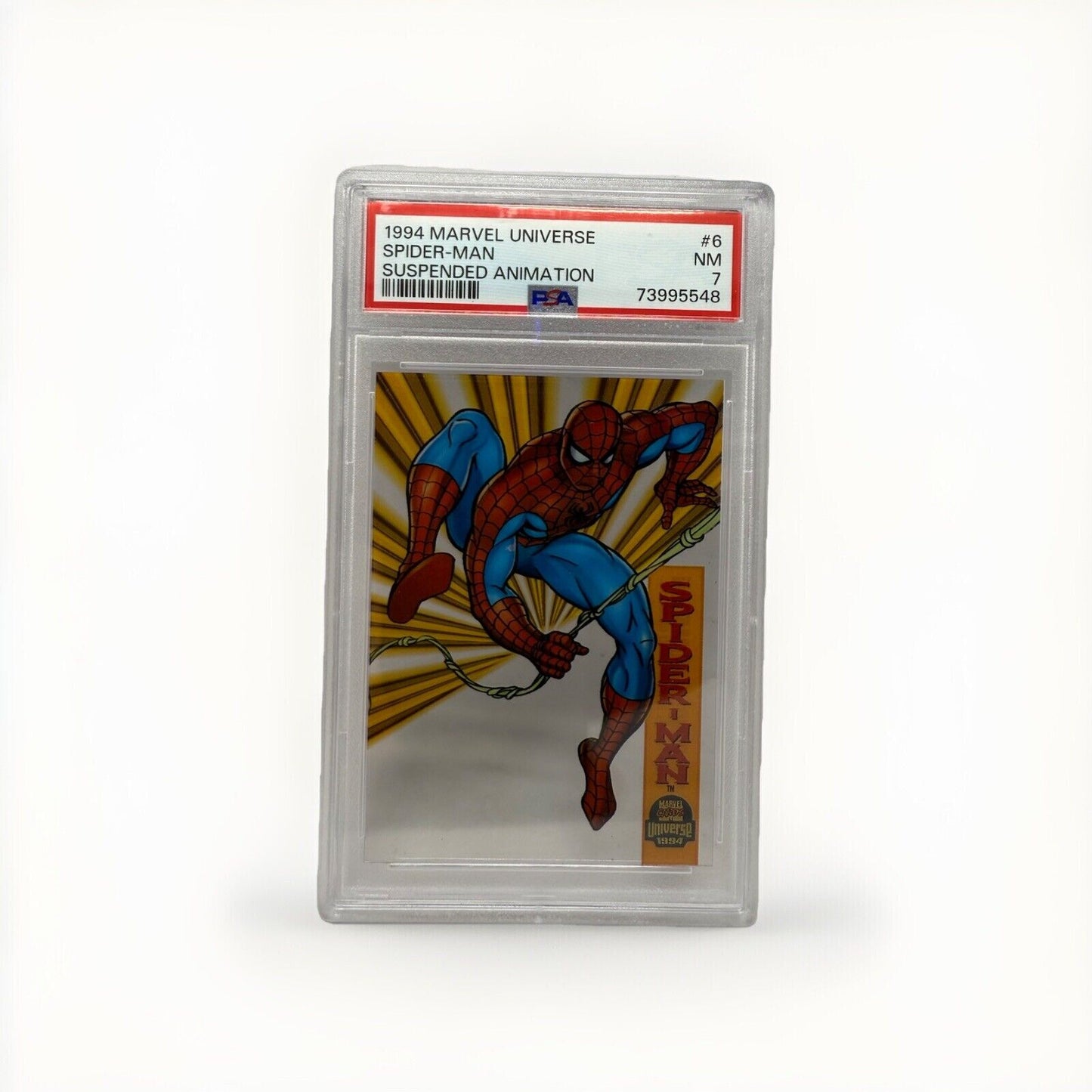 1994 Marvel Universe Spider - Man Suspended animation 6 PSA 7 NM - thriftgoblin