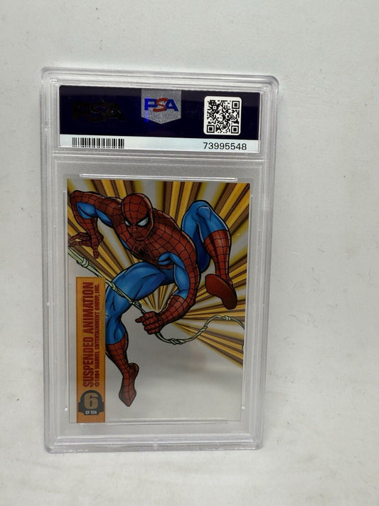 1994 Marvel Universe Spider - Man Suspended animation 6 PSA 7 NM - thriftgoblin