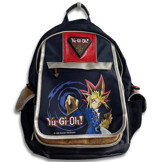 1996 Yu - Gi - Oh Backpack Duel Monster Millenium Eye Strap Bag RARE Exodia Card - thriftgoblinLuggage