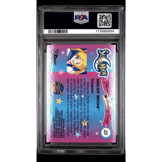 1997 Sailor Moon Prismatic Stargazer 25 PSA 7 card japan anime retro - thriftgoblin