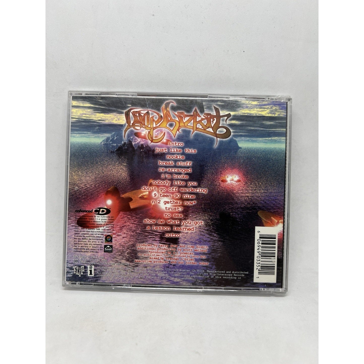 Limp Bizkit – Significant Other CD 1999 Nu Metal Rapcore Album Clean Disc
