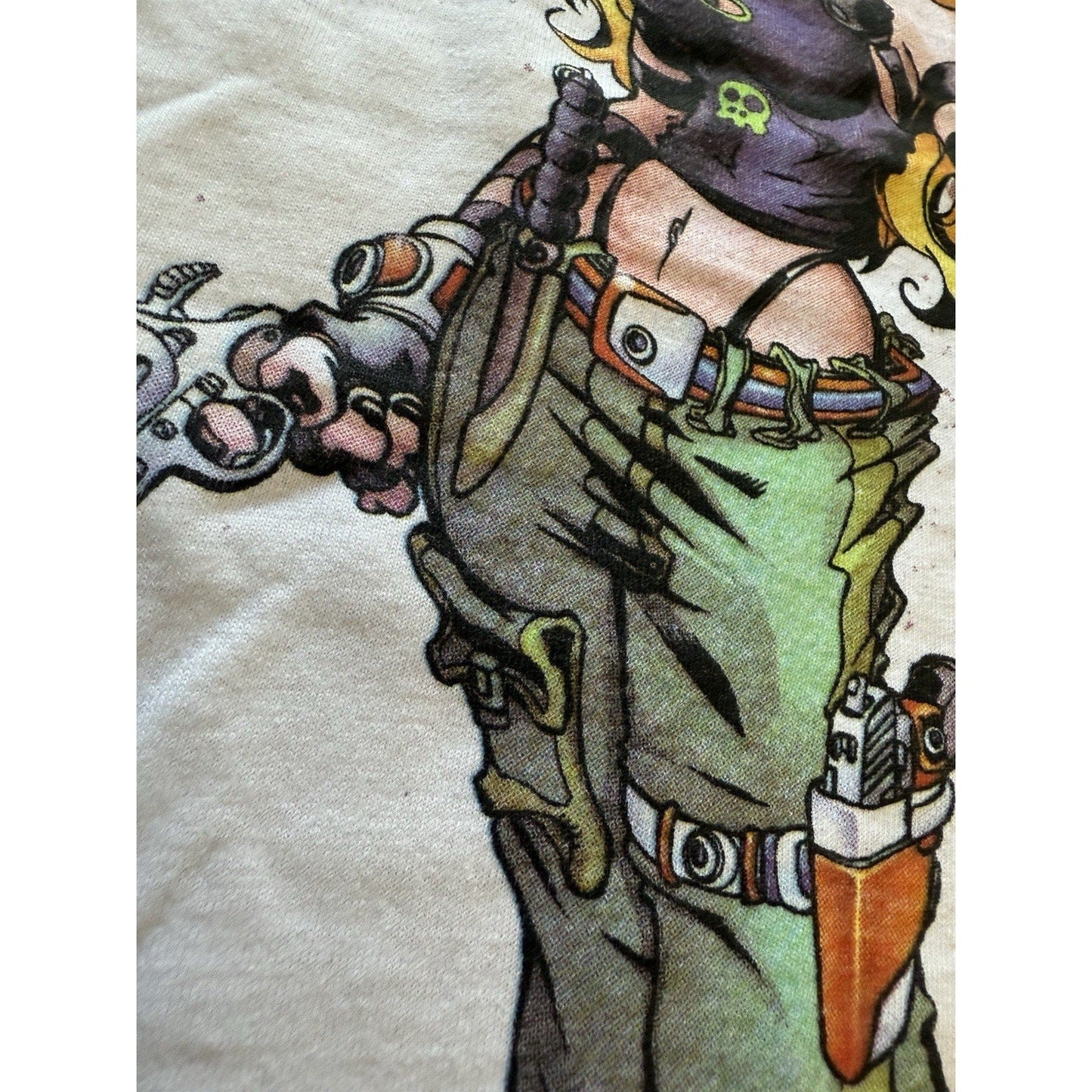 2003 Assassin School Shirt XL Fruit of the Loom Comic Babe AP Comics T-shirt - thriftgoblin