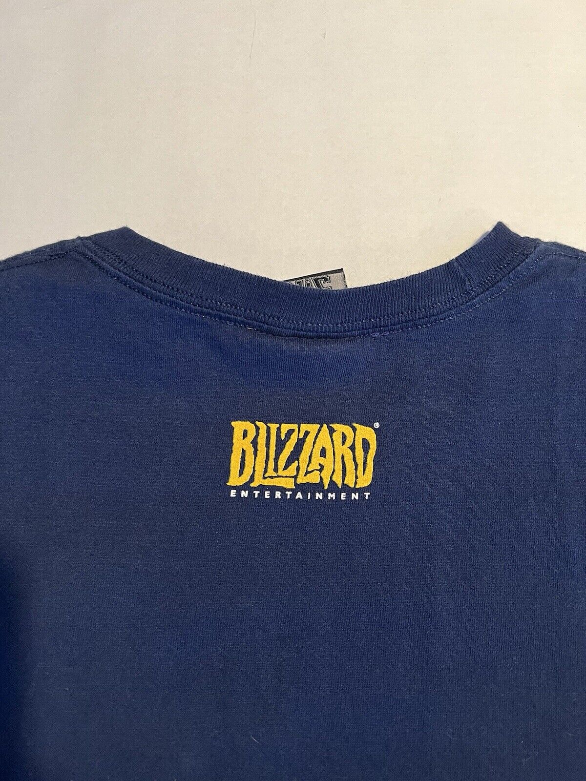 2006 World of Warcraft “Level?? Humanoid” T-shirt Blizzard WOW Jinx Large Blue - thriftgoblin