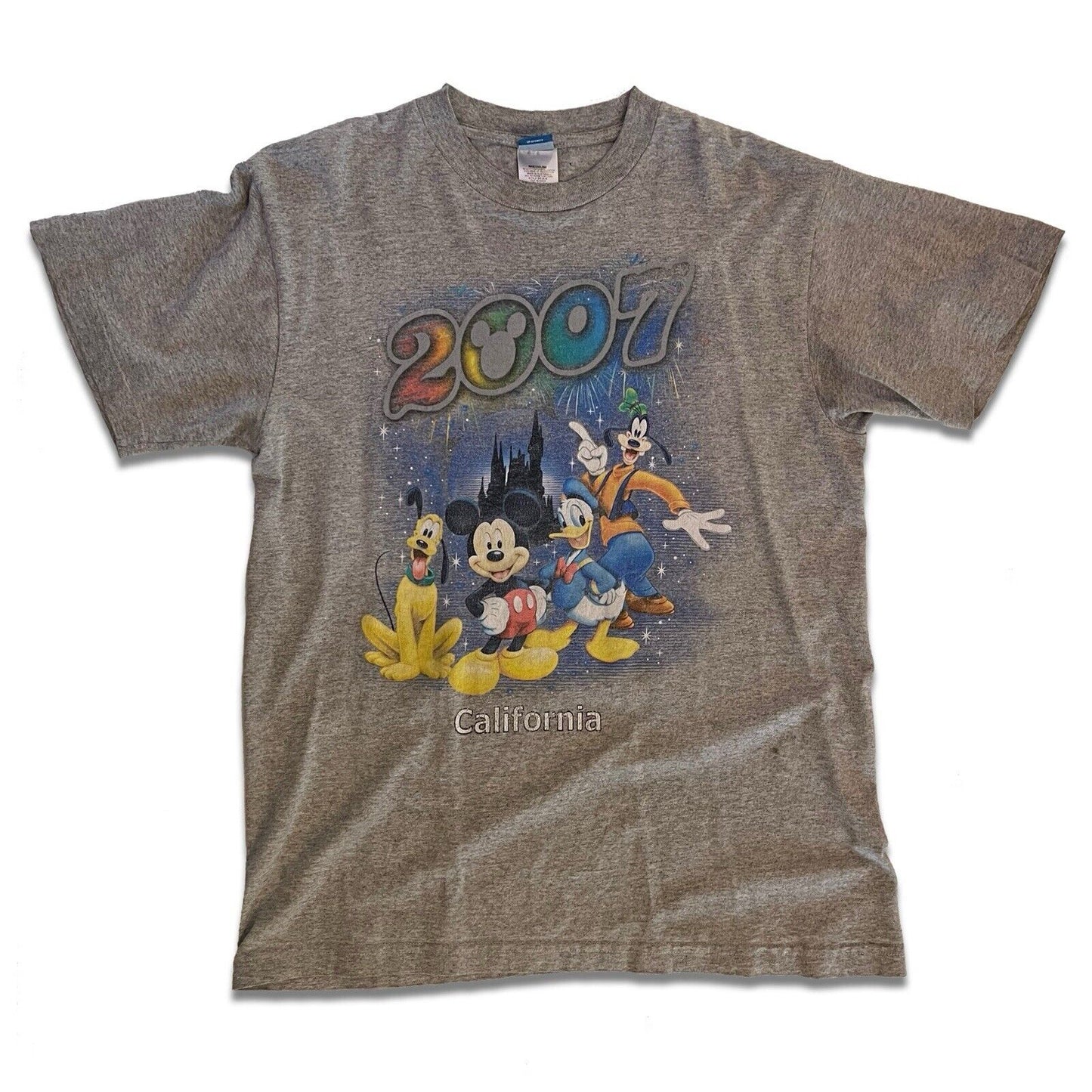 2007 Disney California Adventure Disneyland Shirt Size Medium Mens - thriftgoblin