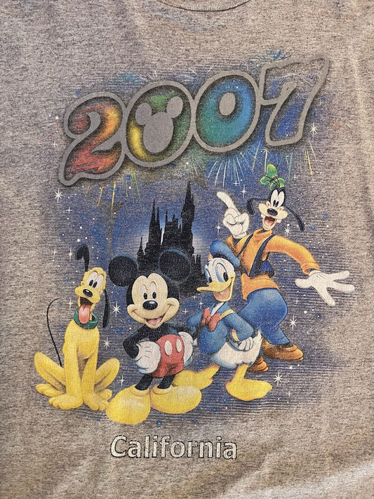 2007 Disney California Adventure Disneyland Shirt Size Medium Mens - thriftgoblin