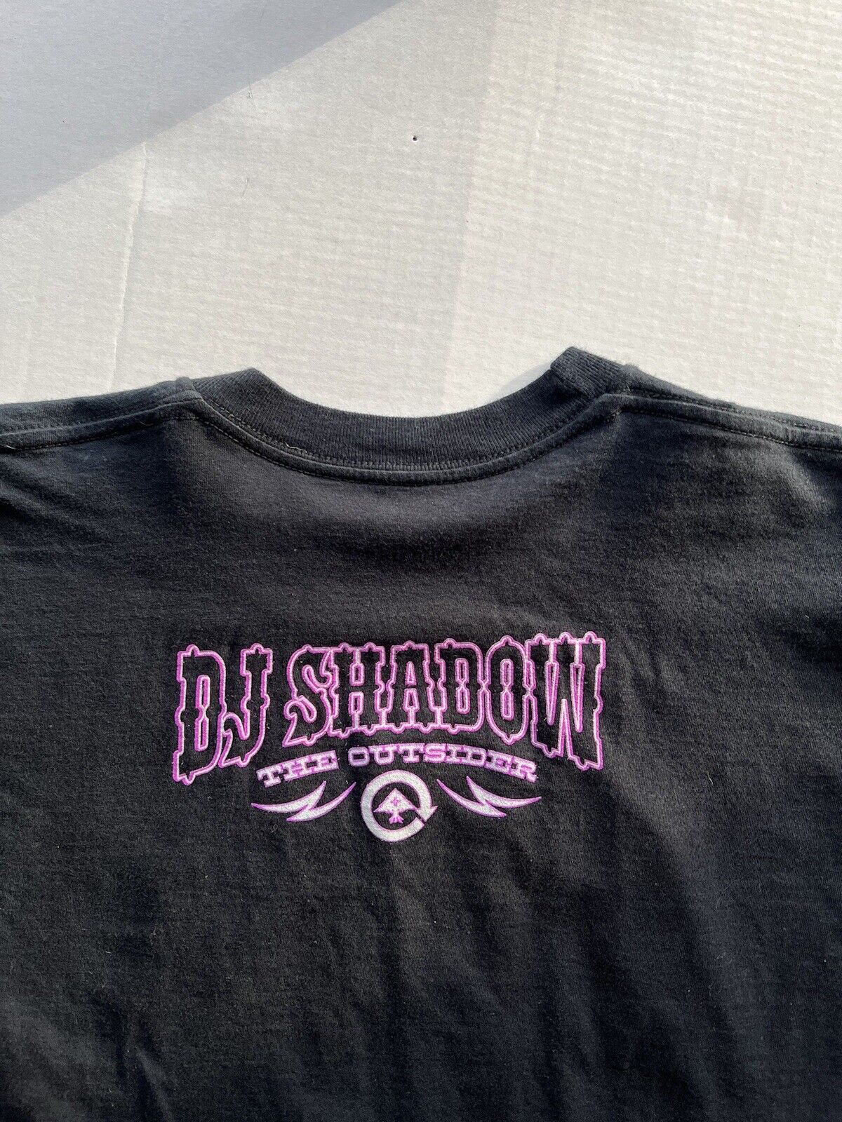 2008 DJ Shadow X LRG. The Outsiders. RARE. HTF. Mens Black Tshirt. Limited. - thriftgoblin