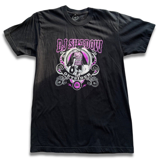 2008 DJ Shadow X LRG. The Outsiders. RARE. HTF. Mens Black Tshirt. Limited. - thriftgoblin