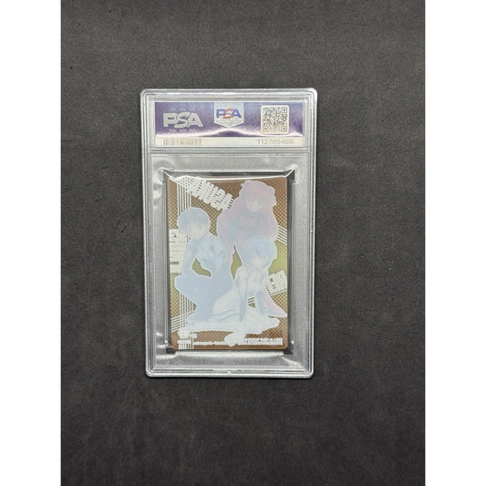 2009 EVANGELION JP WAFER CH 9 REI AYANAMI & ASUKA LANGLEY & SHINJI PSA 10 POP 8 - thriftgoblin