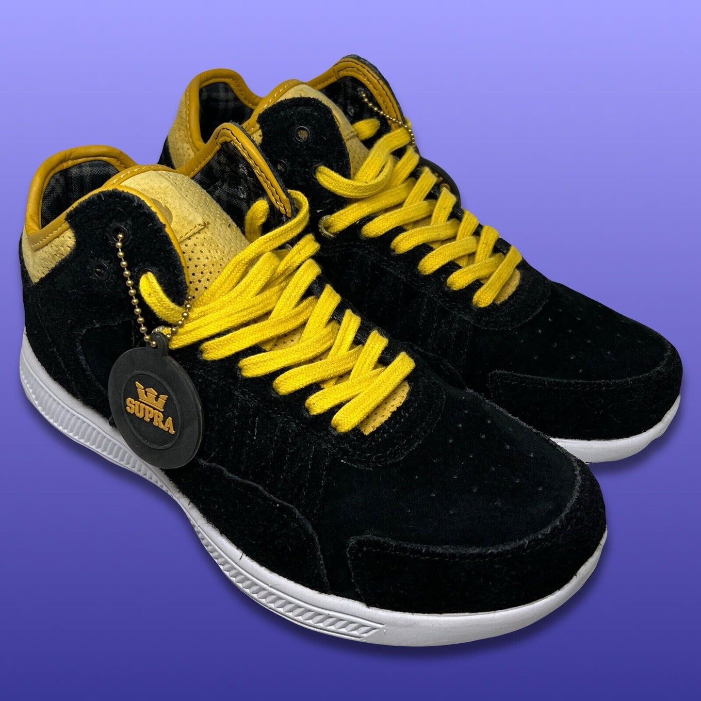2014 Supra Hanon x Owen Limited 50 Mid 'Angels Share’ Whiskey Gold Shoe Mens 8 - thriftgoblin