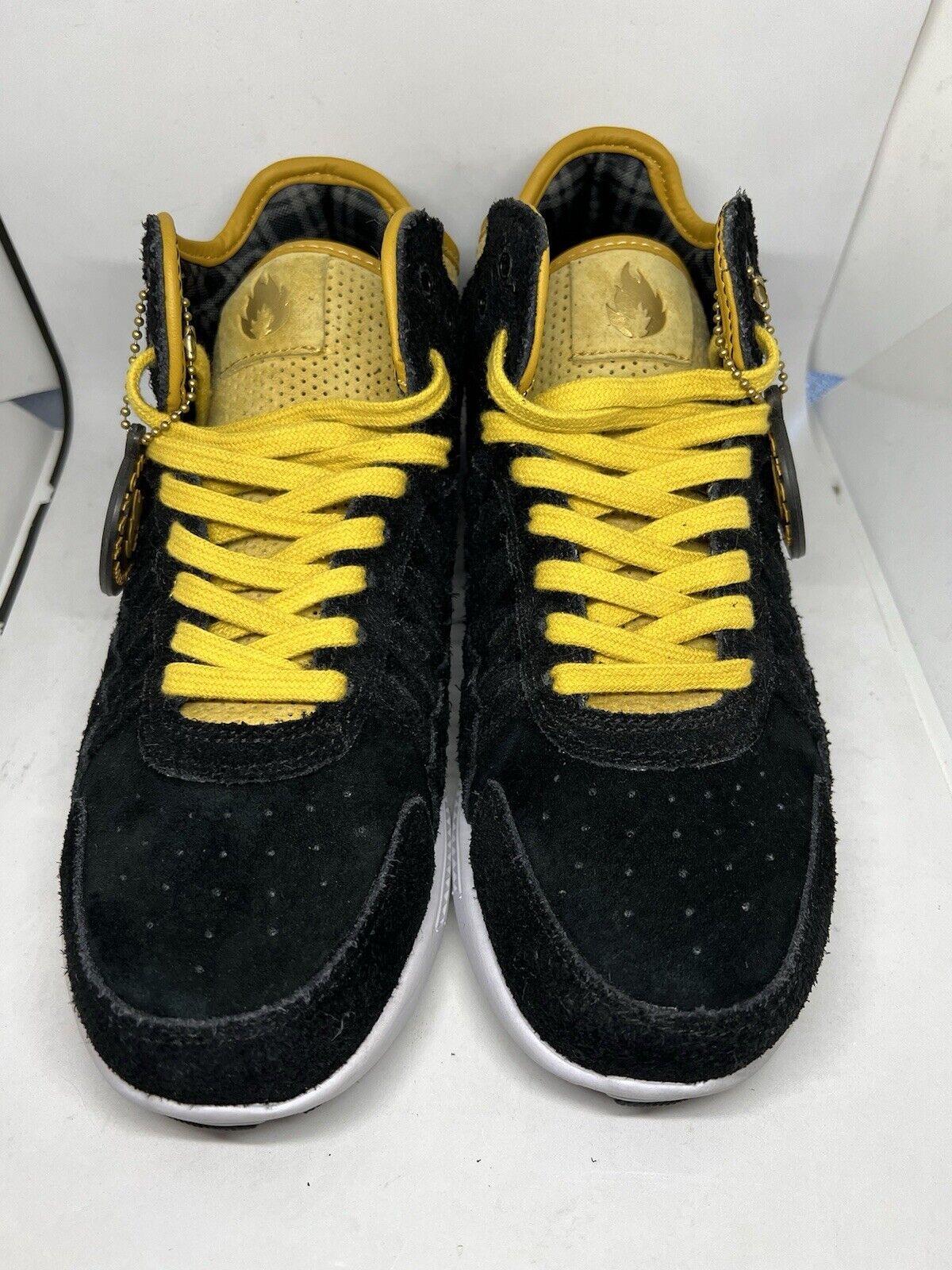 2014 Supra Hanon x Owen Limited 50 Mid 'Angels Share’ Whiskey Gold Shoe Mens 8 - thriftgoblin