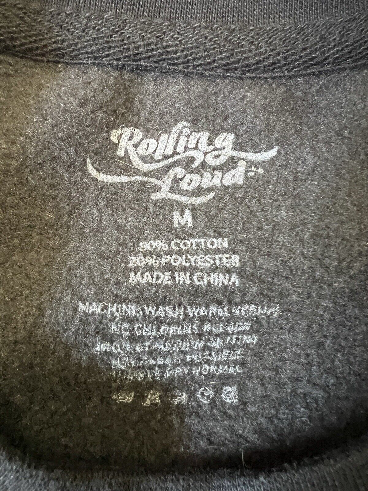 2017 Rolling Loud Bay Area Hip Hop Concert Tour Men's Sweater Hoodie - M Wayne - thriftgoblin