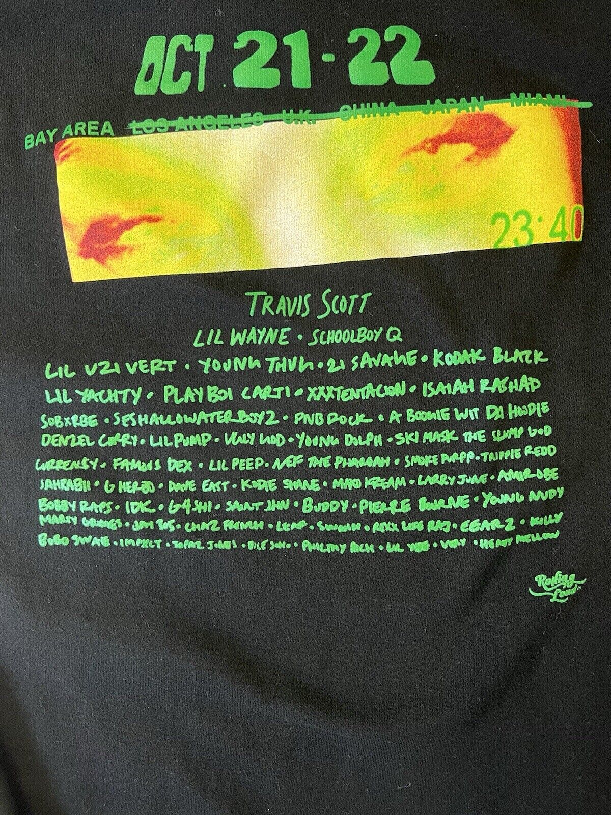 2017 Rolling Loud Bay Area Hip Hop Concert Tour Men's Sweater Hoodie - M Wayne - thriftgoblin