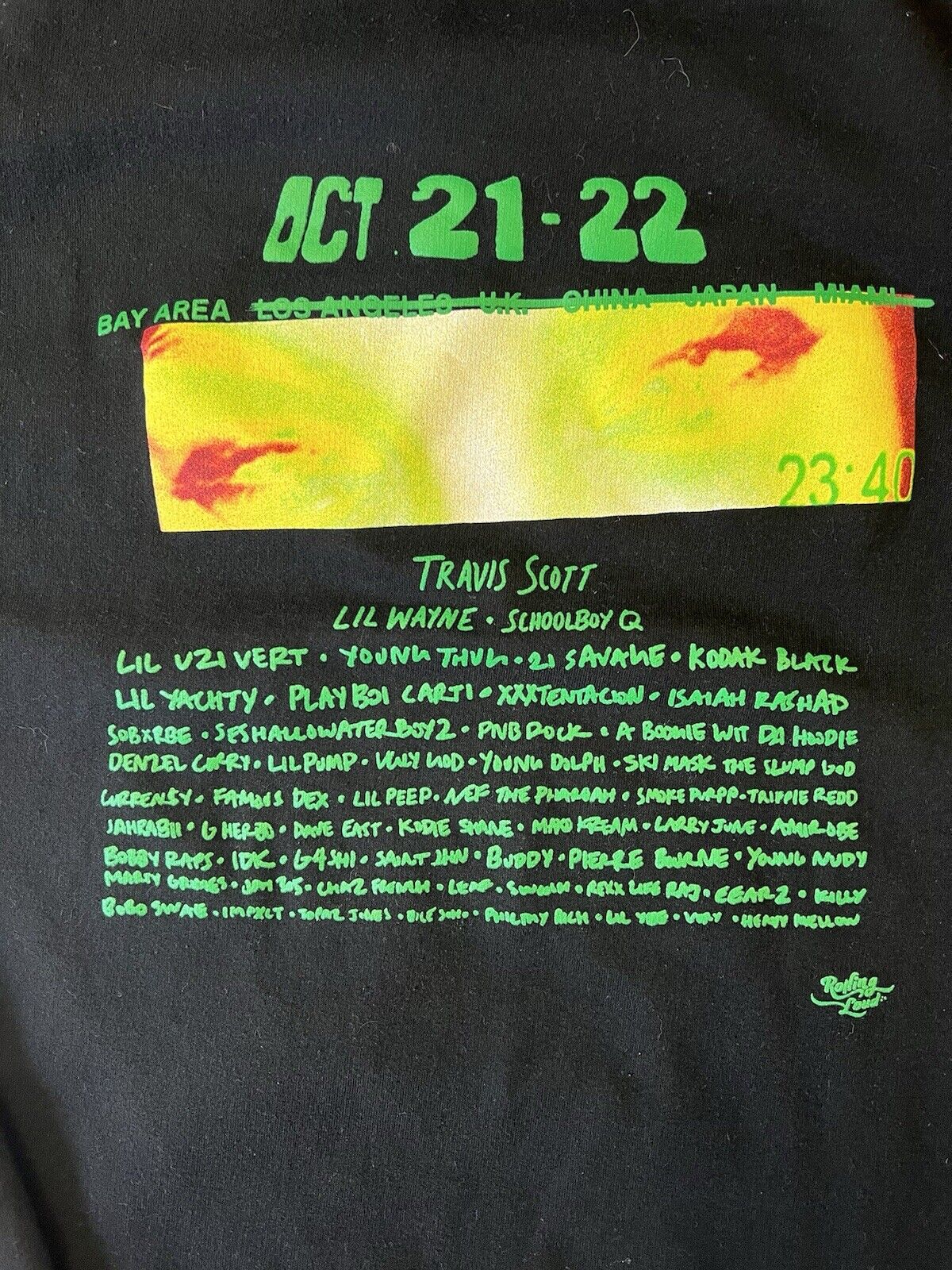 2017 Rolling Loud Bay Area Hip Hop Concert Tour Men's Sweater Hoodie - M Wayne - thriftgoblin