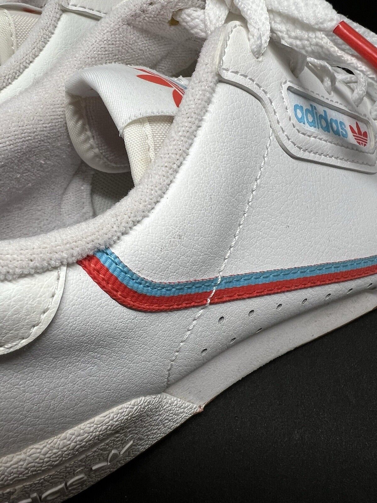 2019 Adidas x Toy Story 4 Shoe. Youth/women Continental 80 EG7313 White Red Cyan - thriftgoblin