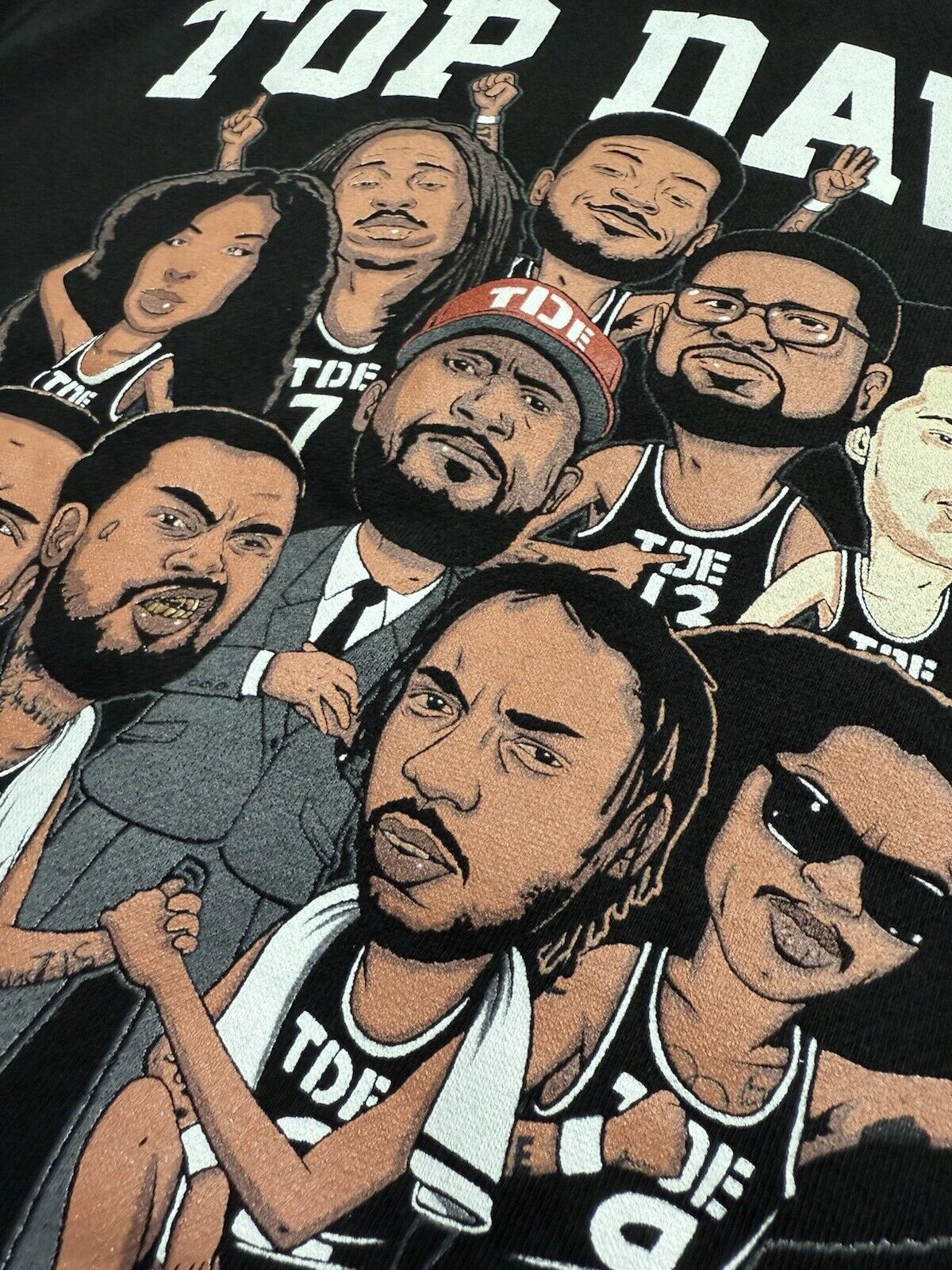 2019 TDE Top Dawg Entertainment Kendrick the Championship Tour Hoodie Small - thriftgoblin