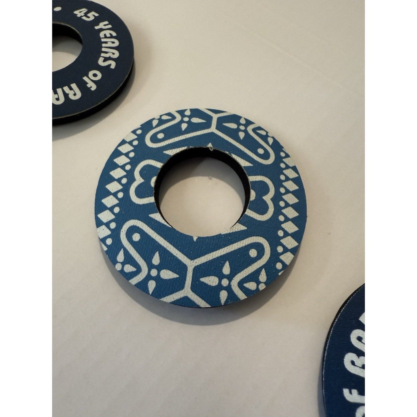2022 SE Bikes 45 Years of Radness Donuts Foam Pad Limited Edition Blue Bandana - thriftgoblin