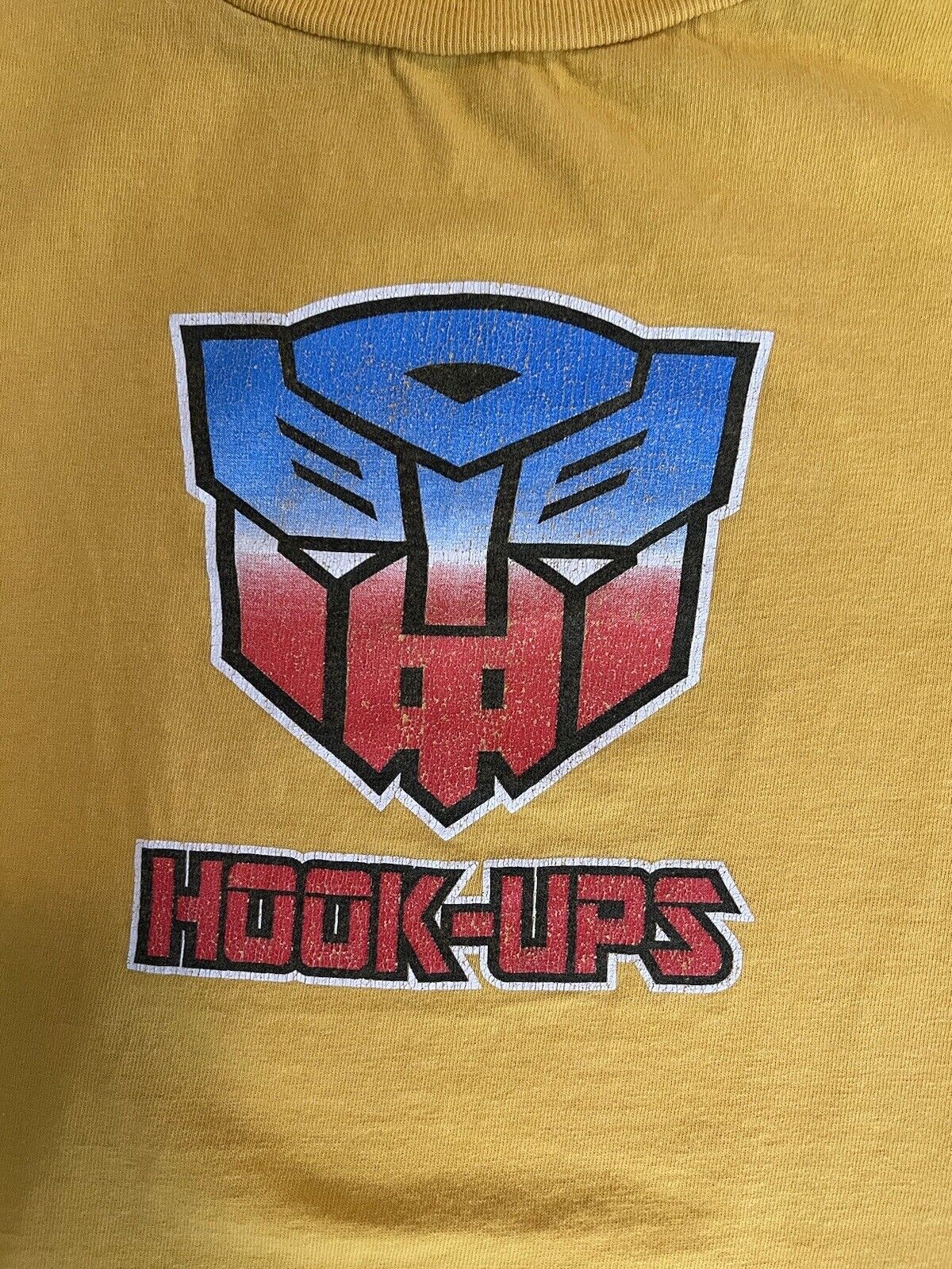 Crosshair Tag Hook-Ups Skateboarding Transformers Tshirt Size Small Made in USA