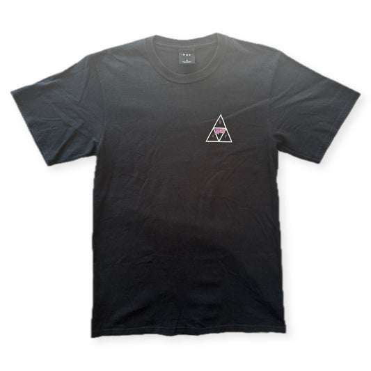 HUF x Erostika Rockin Jelly Bean Triple Triangle Tee Black Mens M Japan