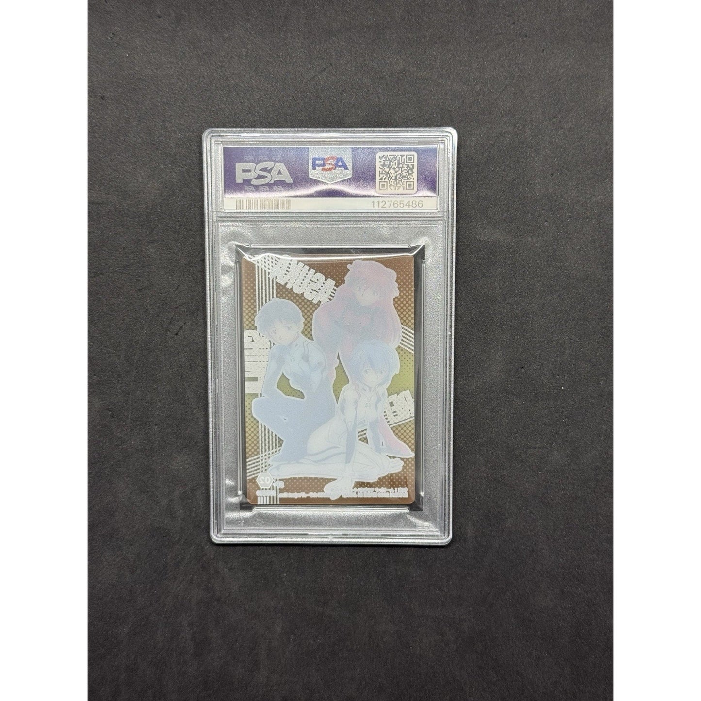 2009 EVANGELION JP WAFER CH 9 REI AYANAMI & ASUKA LANGLEY & SHINJI PSA 10 POP 8