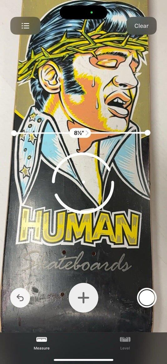 90s Human Skateboards Elvis Jesus Christ Deck, Unused, Collector Piece