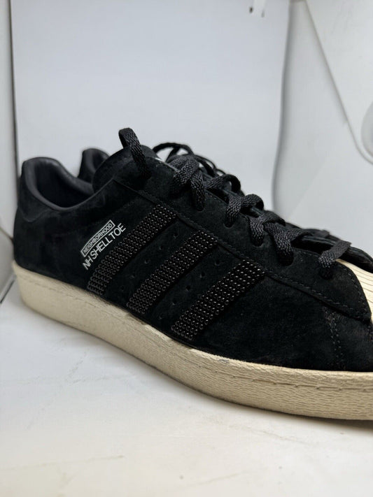 Adidas x Neighborhood NH Shelltoe Suede Low Top Sneakers Bead Native Japan 11 - thriftgoblin