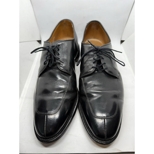Allen Edmonds Delray Men’s Black Leather Split - Toe Oxford Dress Shoes Size 12 D - thriftgoblin