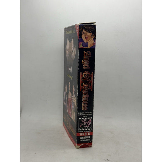 Angel of Darkness III VHS Red Tape Variant SoftCel 1995 Vintage Anime Tested - thriftgoblin