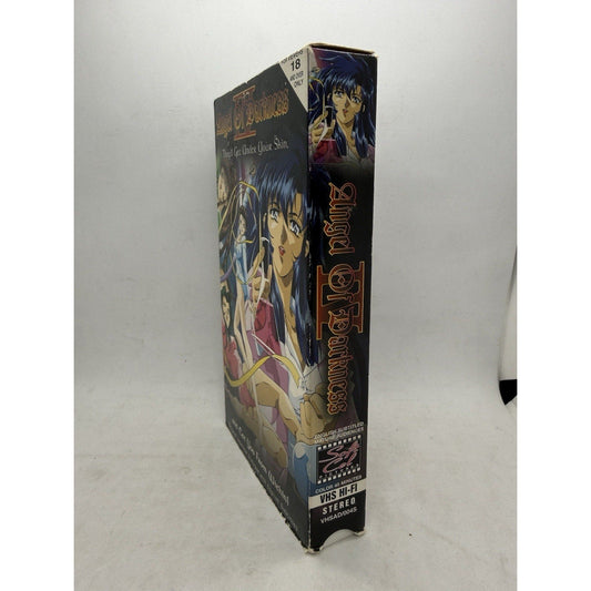 Angel of Darkness IV VHS SoftCel 1998 White Tape Rare Anime English Sub Collect - thriftgoblin