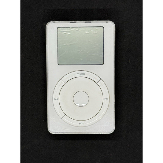 Apple iPod 1st Gen 5GB (M8541, 2001) Scroll Wheel Charger Bundle Working (As Is) - thriftgoblin