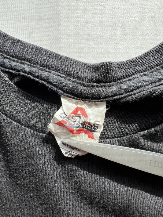 Apple “Ipod Nano” 1,000 Songs. AA Double Sided T Shirt Vintage 2000 Black Size S - thriftgoblin