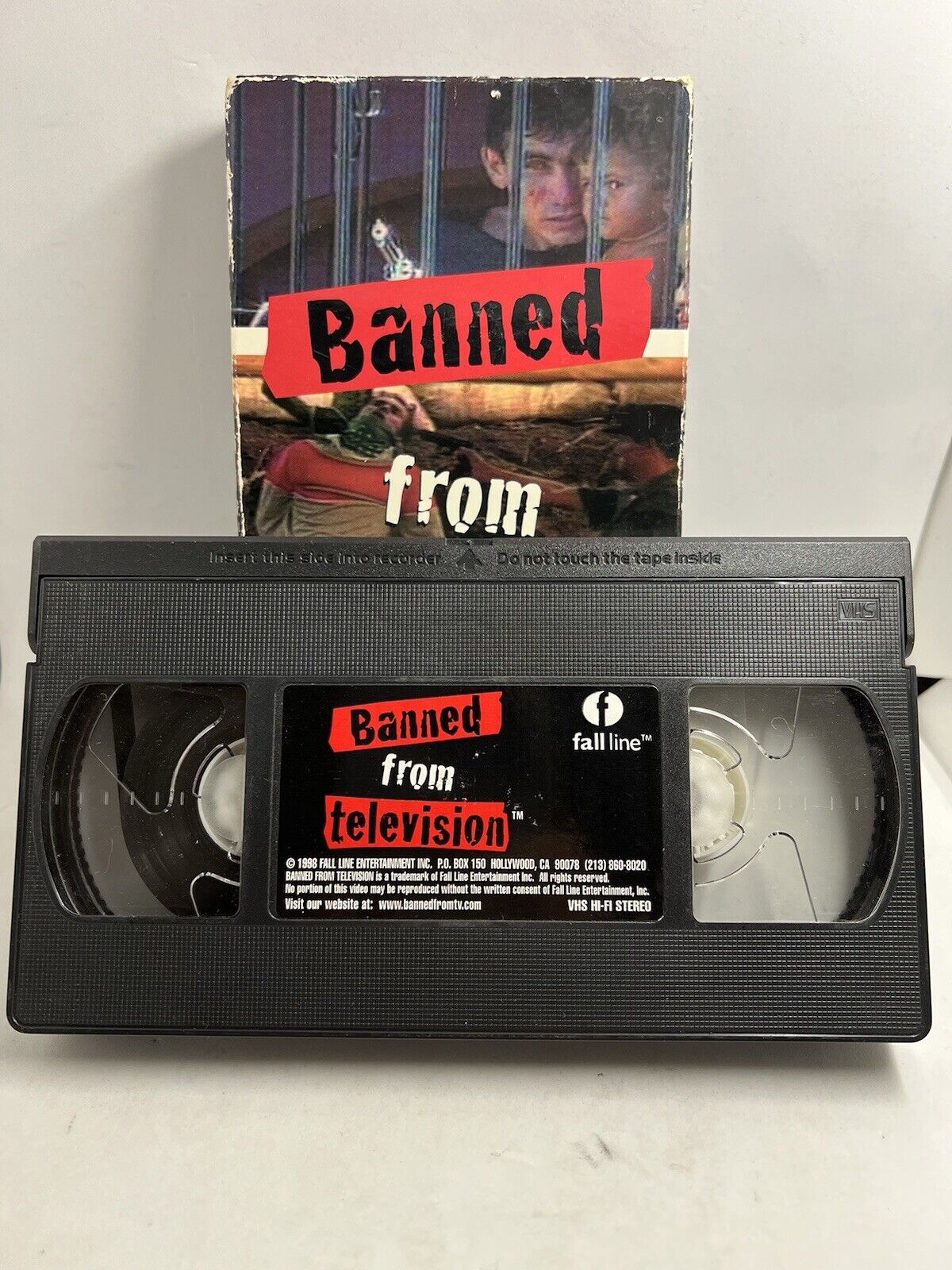 BANNED FROM TELEVISION TV SUPER RARE VHS TAPE 1998 (This Will Shock You!) - thriftgoblin