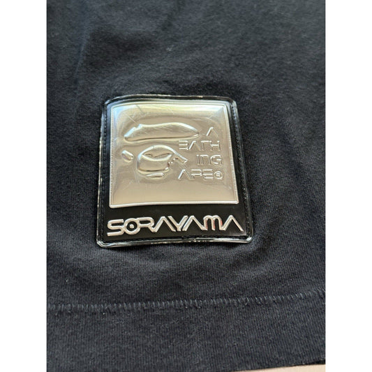 Bape X Hajime Sorayama L/S Long Sleeve T-Shirt Sleeve Print In Black Size S - thriftgoblin