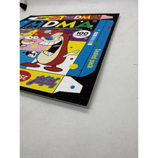 Ben Frost “Happy Helmet” Blotter Art Print 2021 Bicycle Day 1xRUN Signed 35 COA - thriftgoblin