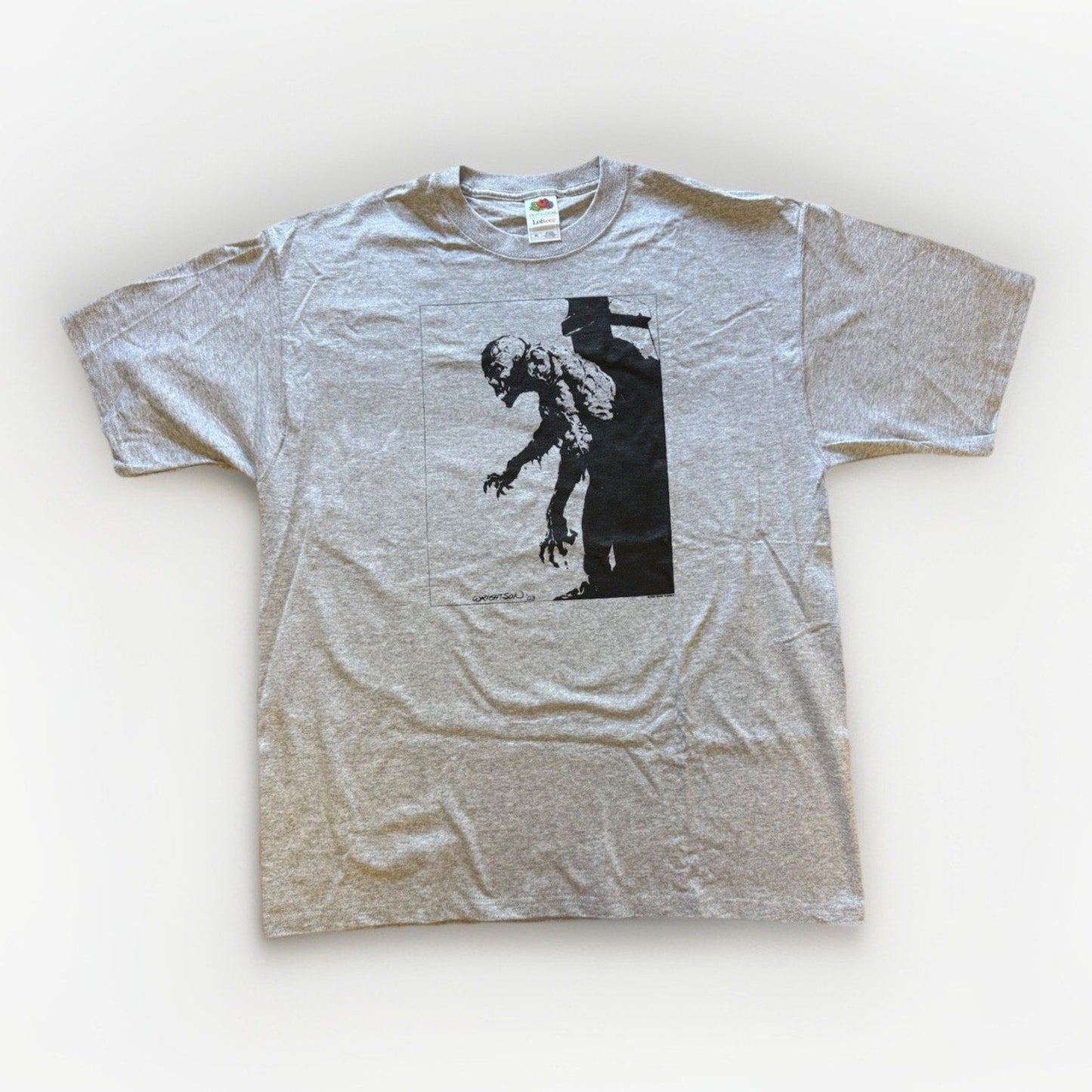 Bernie Wrightson Gardens of the Dead Shirt 2003 XL Gray Horror Comic Art Tee USA - thriftgoblin