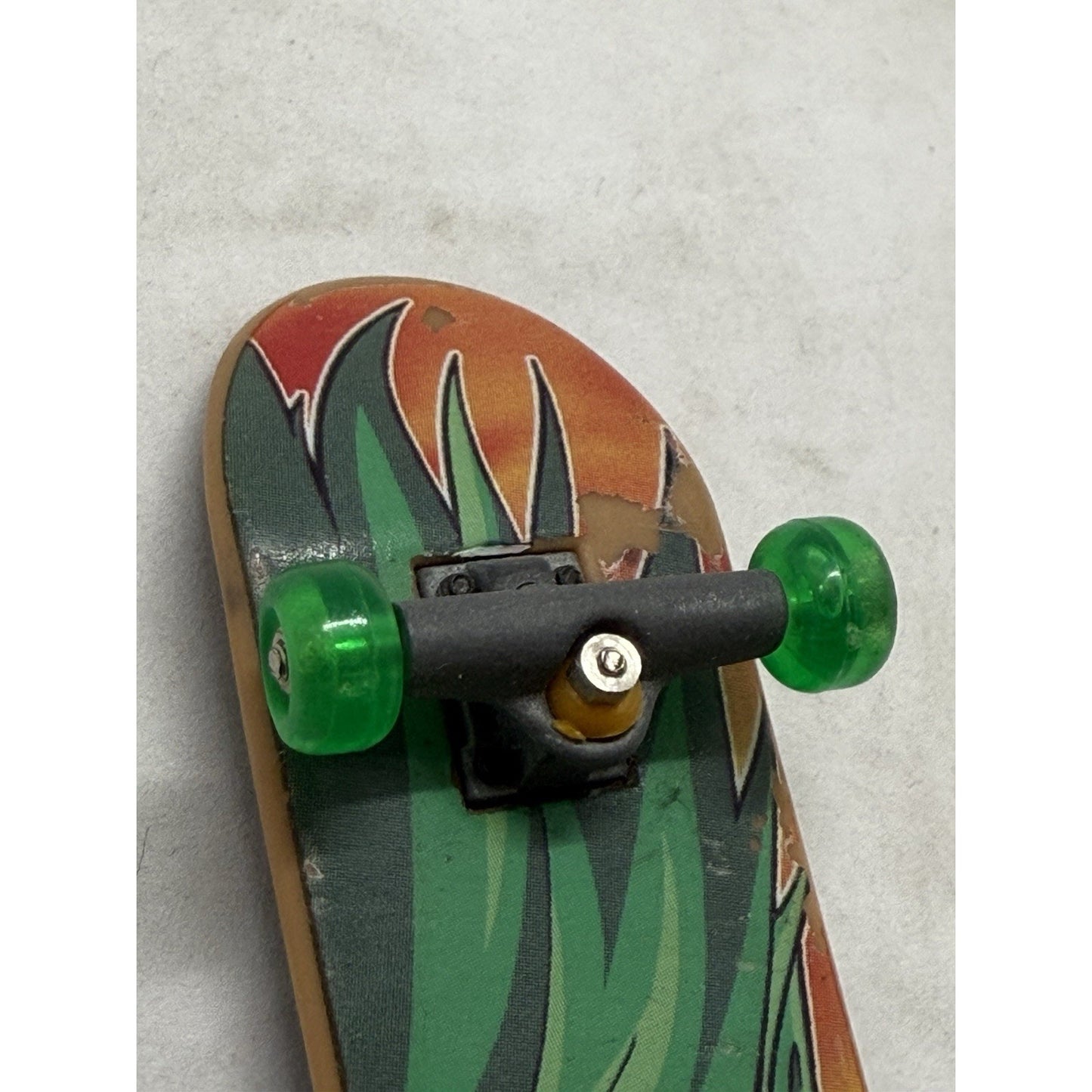 Tech Deck Hook-Ups Devil Man Fingerboard Toy Vintage Anime Skateboard Loose RARE