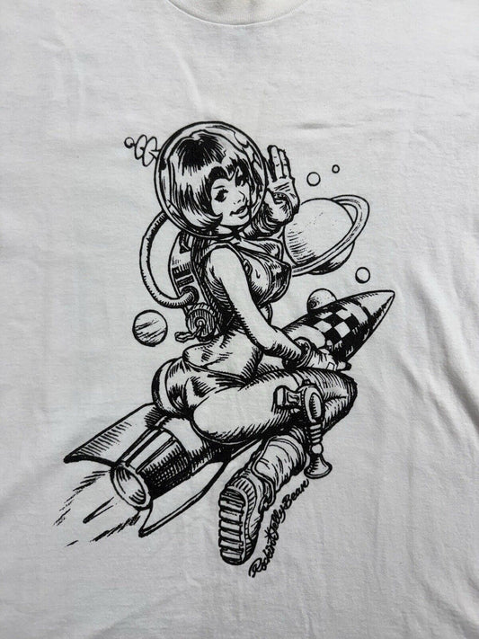 Billionaire Boys Club x Rockin Jelly Bean EROSTIKA T-Shirt Nigo White Mens Large - thriftgoblin