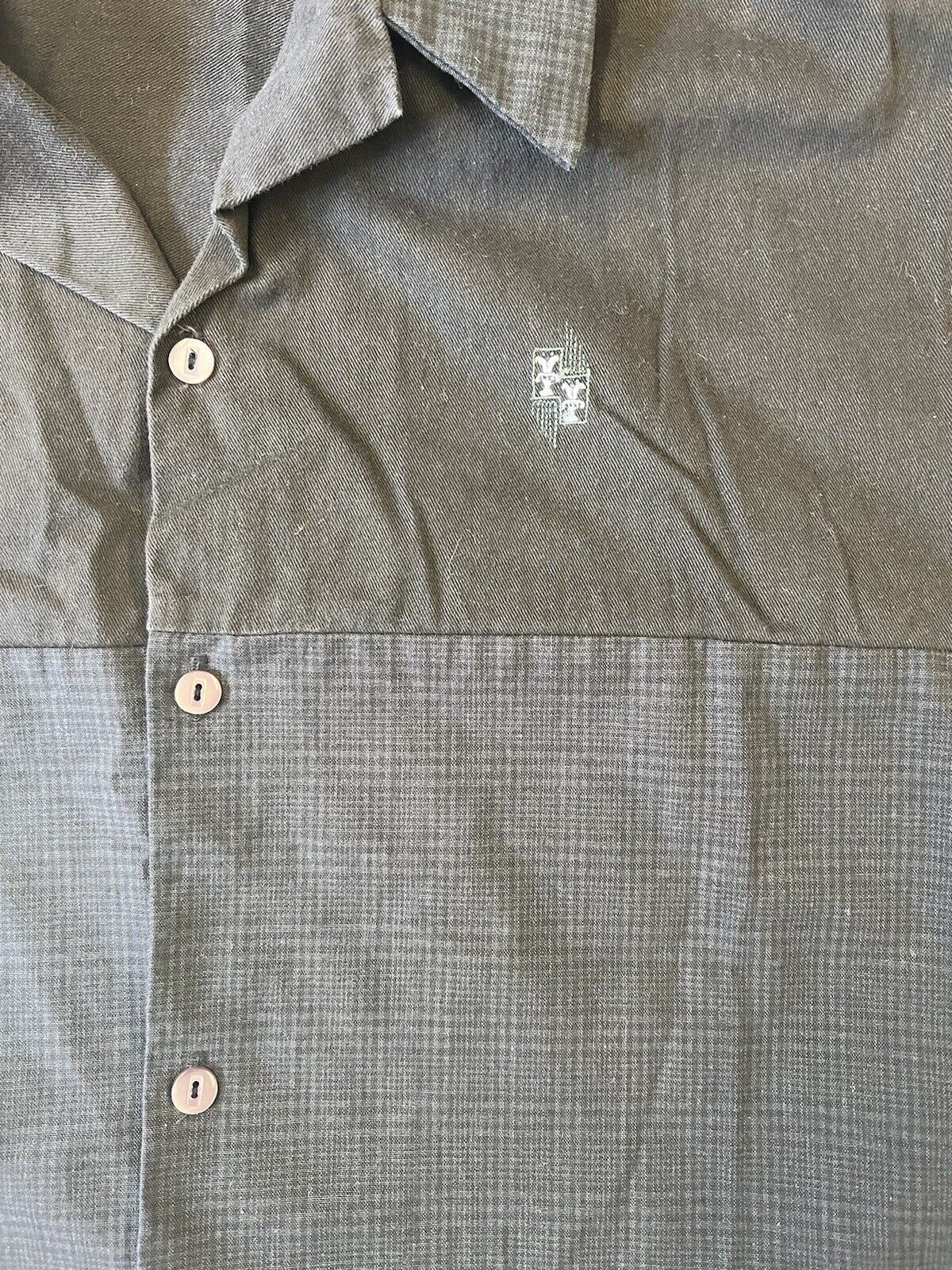 BLUNT Skateboards 90’s Button Up Short Sleeve Mens Shirt Medium Skateboard USA - thriftgoblin