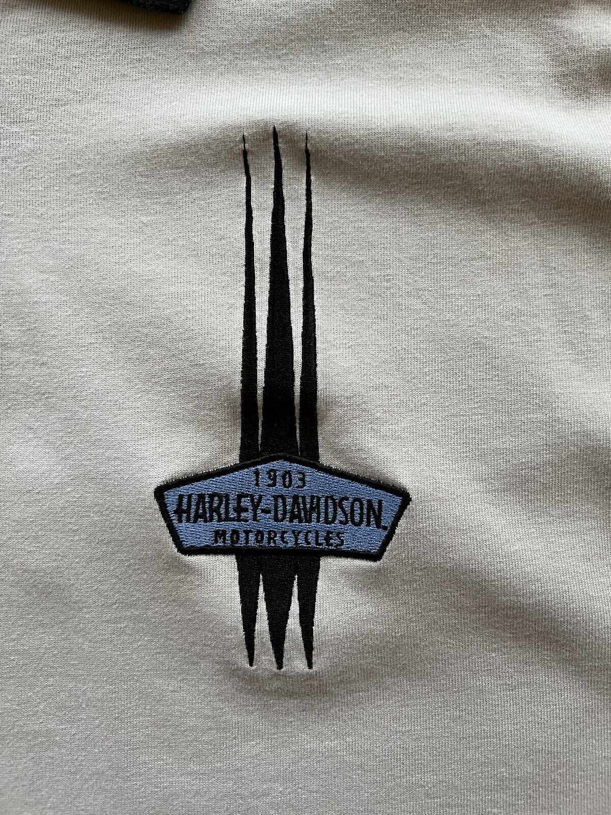 Bowler Harley Davidson Established 1903 Polo Shirt Men's Size Large SS Clean Fit - thriftgoblin