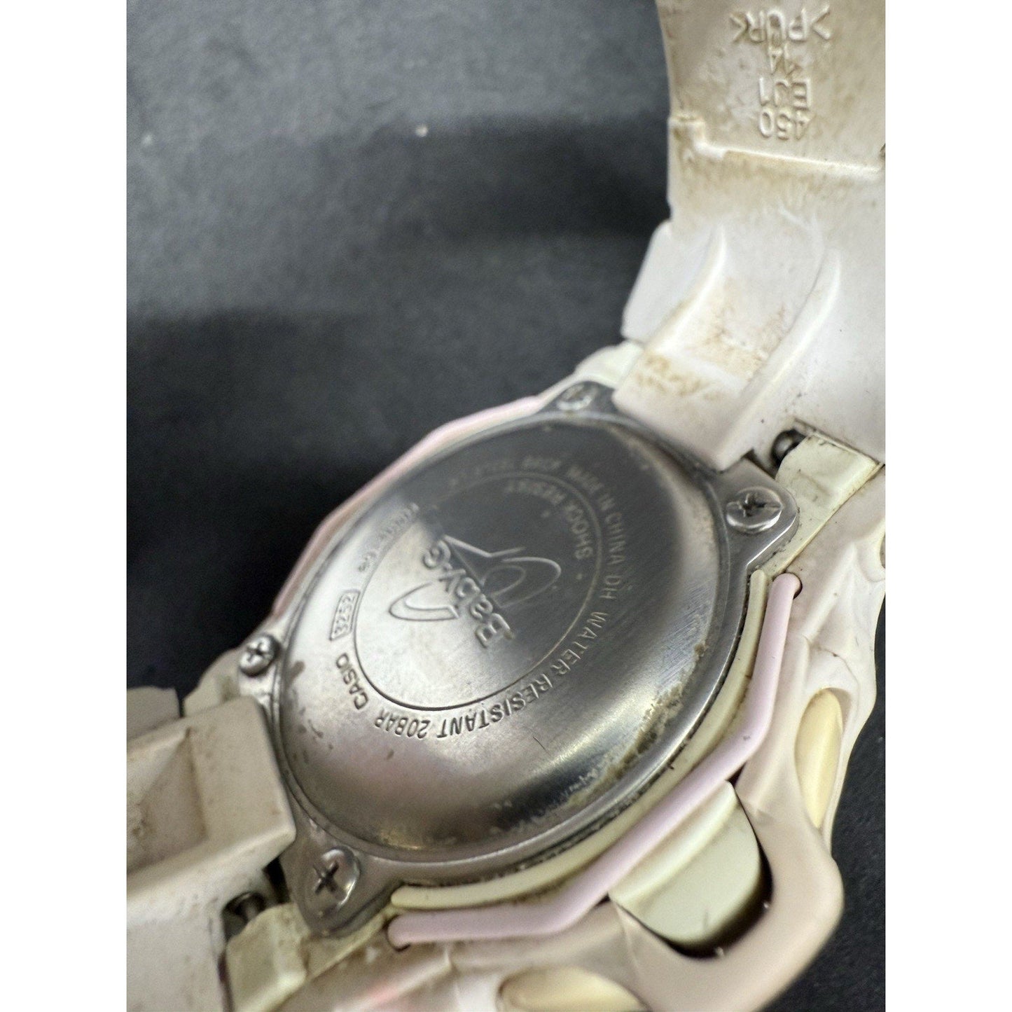 Casio Baby - G BG - 169M Shock Resist White Pink Digital Watch Works Japan RARE - thriftgoblin