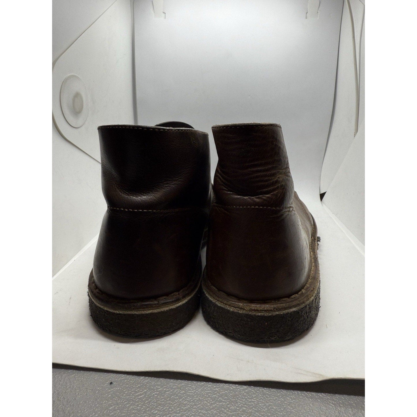 Clarks Originals Desert Chukka Boot 26101682 M 11 Brown Leather Gum Sole Shoes - thriftgoblin