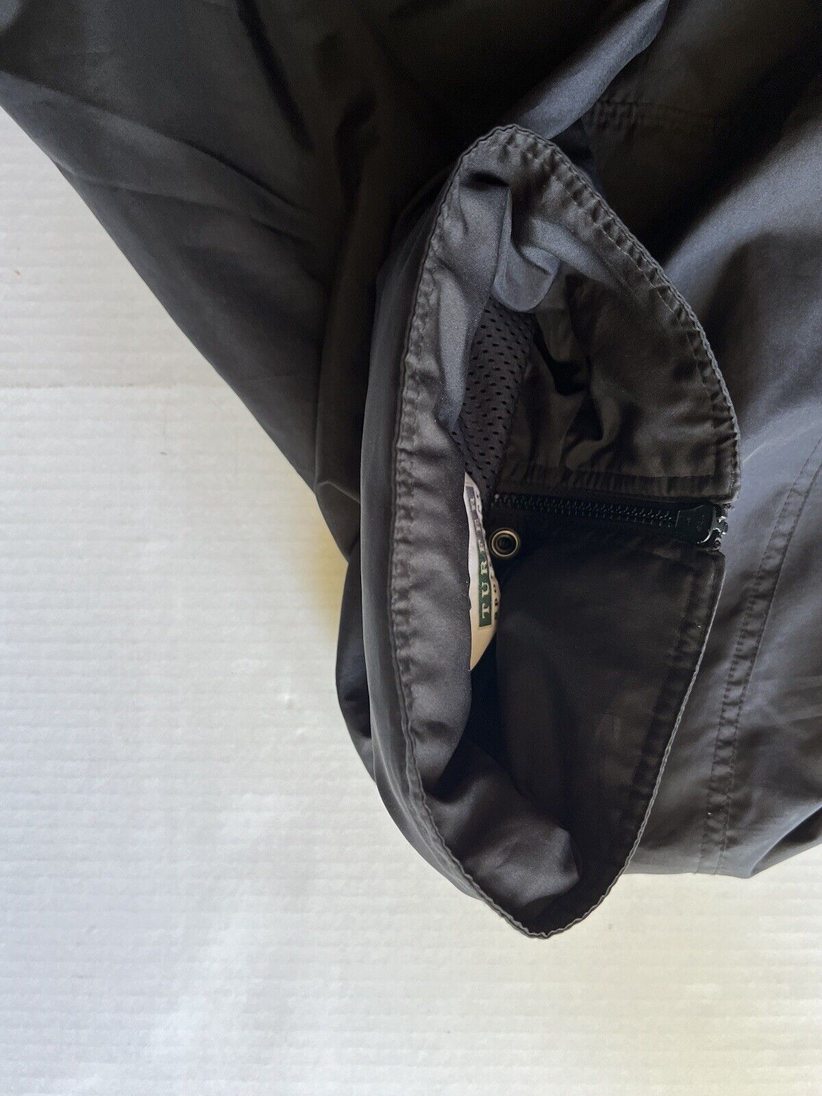 Club 33 Disneyland Turfer Zip Up Button Jacket Mens Small Black Disneyana Cast - thriftgoblin