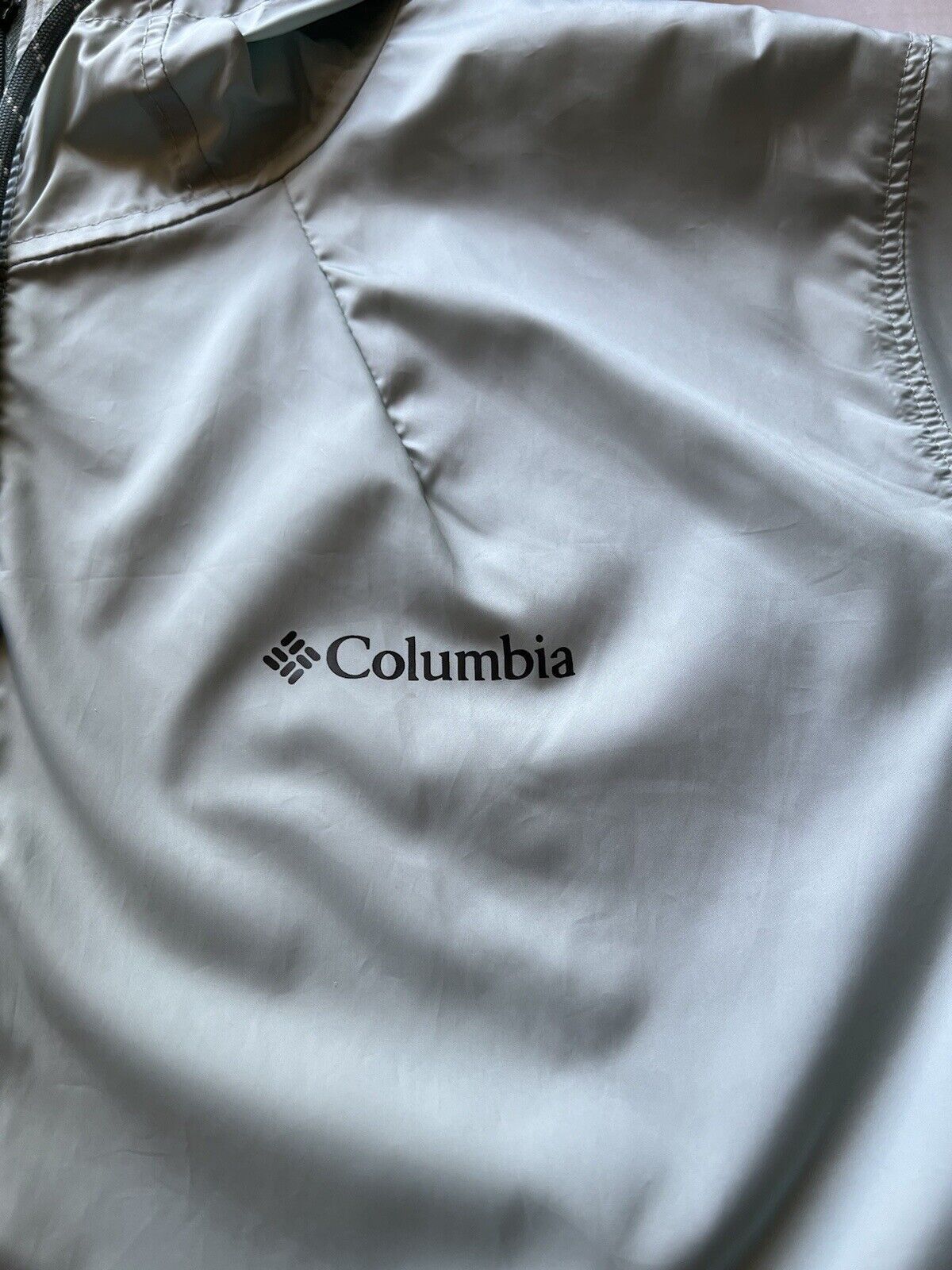 Columbia Men's Center Ridge Windbreaker XM0287 Size XL Hike. Green. Lightweight - thriftgoblin