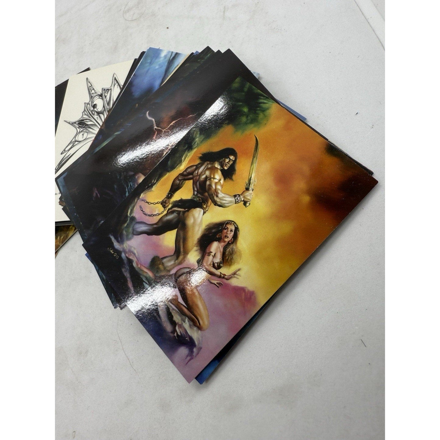Complete 1994 Julie Bell Champions of the Galaxy Trading Card Set (CARDZ) Chrome - thriftgoblin