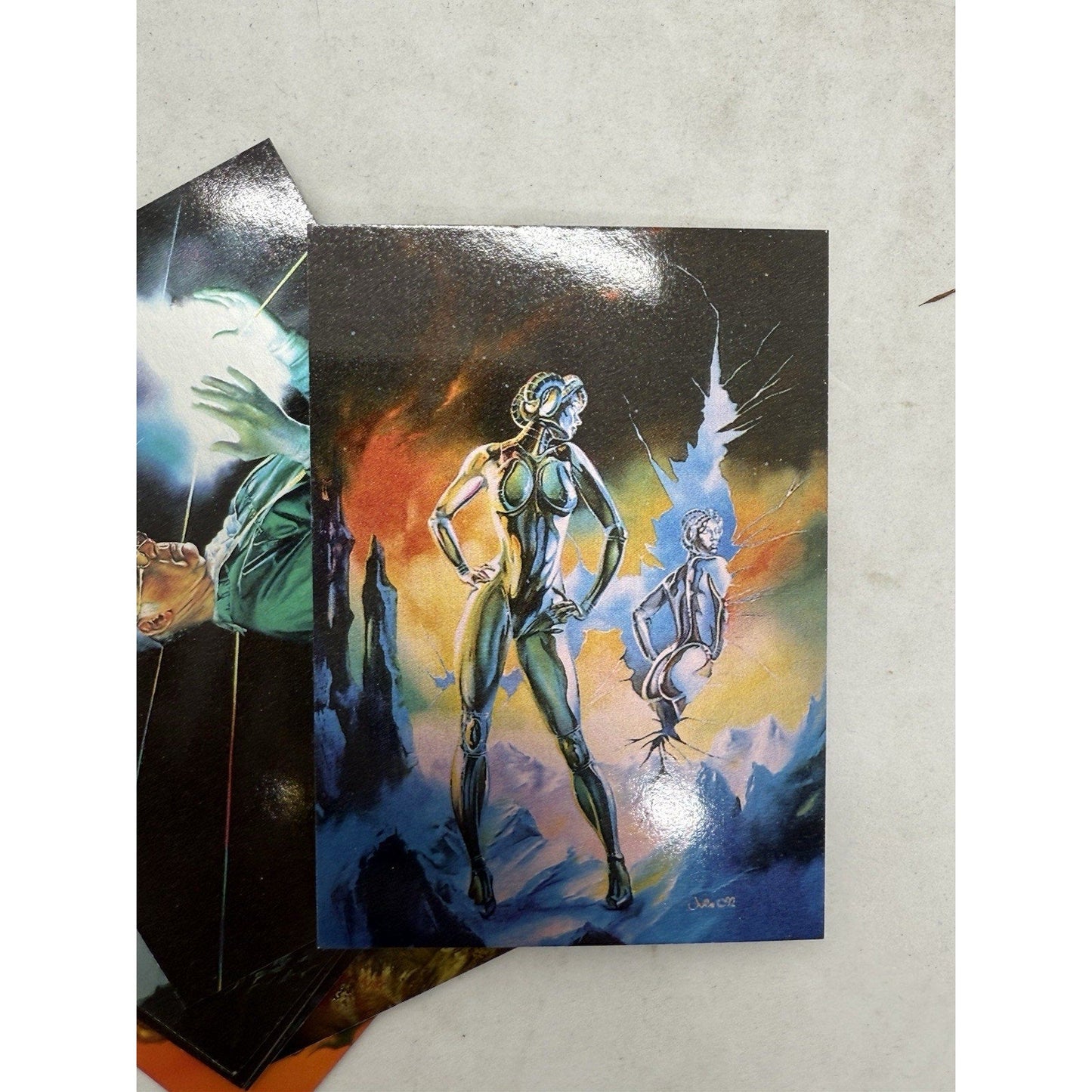 Complete 1994 Julie Bell Champions of the Galaxy Trading Card Set (CARDZ) Chrome - thriftgoblin